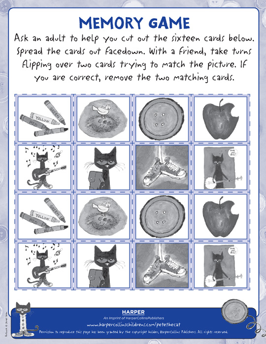 pete the cat and his four groovy buttons printables